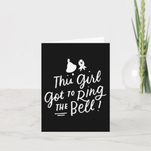 Dit meisje moet de Bell Chemo Afstudeerder Breast  Kaart