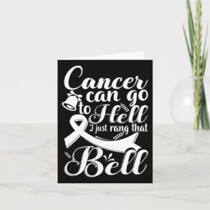 Dit meisje moet de bell Chemo Afstudeerder Breast Kaart