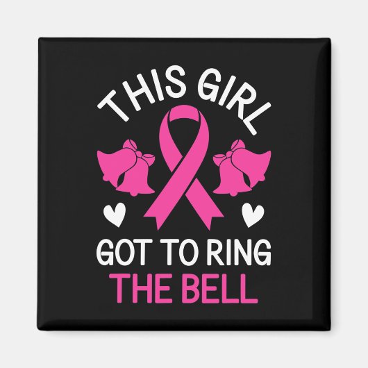 Dit meisje moet de Bell Chemo Afstudeerder Breast Magneet (Voorkant)