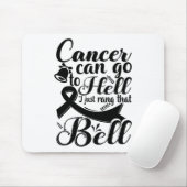 Dit meisje moet de bell Chemo Afstudeerder Breast  Muismat (Met muis)