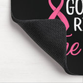 Dit meisje moet de bell Chemo Afstudeerder Breast Muismat (Hoek)