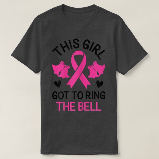 Dit meisje moet de Bell Chemo Afstudeerder Breast  T-shirt (Design voorkant)