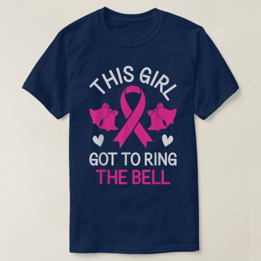 Dit meisje moet de Bell Chemo Afstudeerder Breast  T-shirt (Design voorkant)