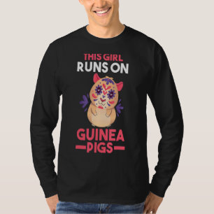 Dit meisje rijdt op parelhoenders t-shirt
