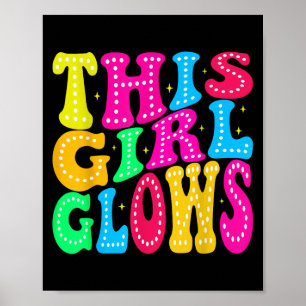 Dit Meisje Straalt Voor Vrouwen En Meisjes Van De Poster