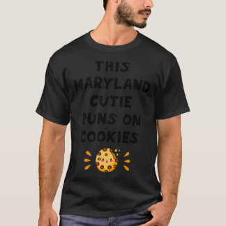Dit meisje van Maryland loopt op koekjes. T-shirt