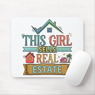 Dit Meisje Verkoopt Onroerend Goed Fun Realtor Mui Muismat