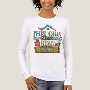 Dit Meisje Verkoopt Onroerend Goed Makelaar Cadeau Tri-Blend Shirt