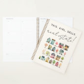 Dit meisje verkoopt onroerend goed planner (Display)