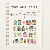 Dit meisje verkoopt onroerend goed planner (Voorkant)