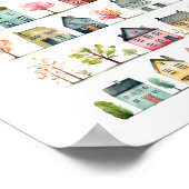 Dit meisje verkoopt onroerend goed poster (Hoek)