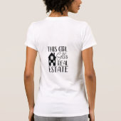 Dit Meisje Verkoopt Vastgoed Tshirt (Achterkant)