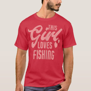 Dit meisje Vist grappige vissers T-shirt