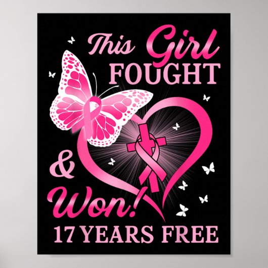 Dit meisje vocht en won borstkanker 17 jaar poster (Voorkant)