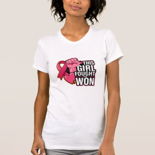 Dit meisje vocht en won t-shirt