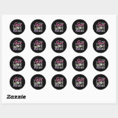Dit Meisje Weet Hoe Om Par Tee Grappig Golf Lets P Ronde Sticker (Vel)