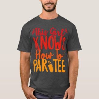 Dit meisje weet hoe ze een T-shirt grappige partij