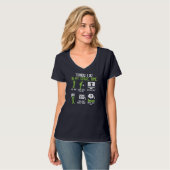 Dit meisje weet hoe ze grappig laat party golf G T-shirt (Voorkant volledig)