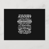 Dit meisje werd geboren in augustus 2010. feestdagenkaart (Voorkant)