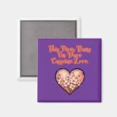 Dit Moeder Loopt Op Pure Koffïne Liefde Design Magneet (Voorkant / Achterkant)