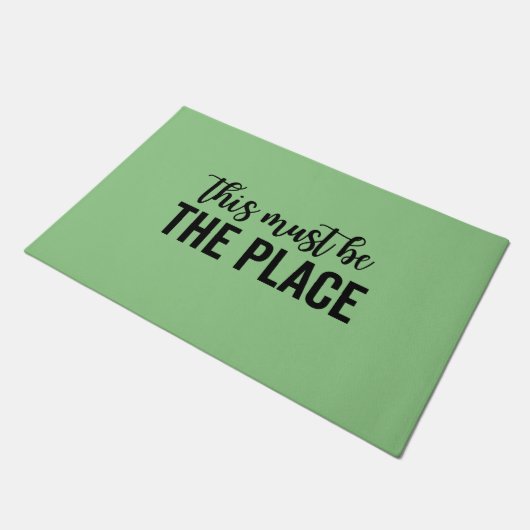 DIT MOET DE PLAATS ZIJN DEURMAT (Schuin)