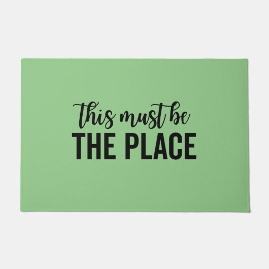 DIT MOET DE PLAATS ZIJN DEURMAT (Voorkant)