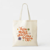 Dit moet de plaats zijn tote bag (Achterkant)