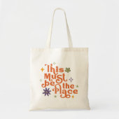Dit moet de plaats zijn tote bag (Voorkant)