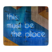 Dit moet de plaats zijn waar NEON Sign Funny Snijplank (Voorkant)