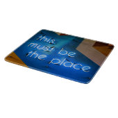 Dit moet de plaats zijn waar NEON Sign Funny Snijplank (Hoek)