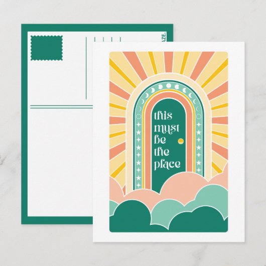 Dit moet de retro deur zijn briefkaart (Voorkant / Achterkant)