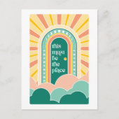 Dit moet de retro deur zijn briefkaart (Voorkant)