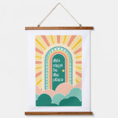 Dit moet de retro deur zijn hangend wandkleed (Voorkant)