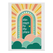 Dit moet de retro deur zijn perfect poster (Voorkant)