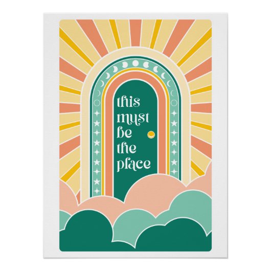 Dit moet de retro deur zijn perfect poster (Voorkant)