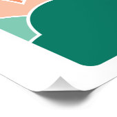 Dit moet de retro deur zijn perfect poster (Hoek)