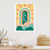 Dit moet de retro deur zijn poster (Keuken)