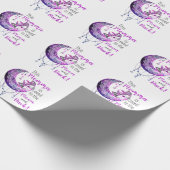 Dit Momma is dol op de maan en de rug Cadeaupapier (Hoek)