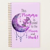 Dit Momma is dol op de maan en de rug Planner (Voorkant)