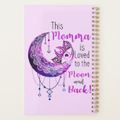 Dit Momma is dol op de maan en de rug Planner (Achterkant)