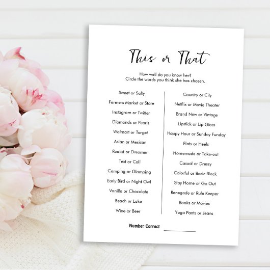 Dit of dat spel Kaart