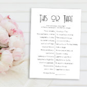 Dit of dat spel Kaart