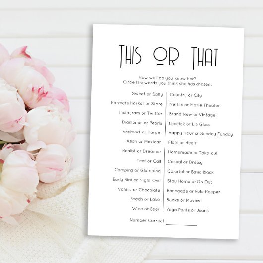 Dit of dat spel Kaart