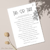 Dit of dat spel Kaart