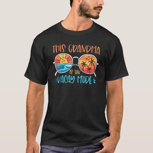Dit oma is op Vacay Mode Summer Vacking T-shirt (Voorkant)