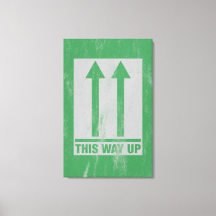 Dit onderliggend teken canvas afdruk