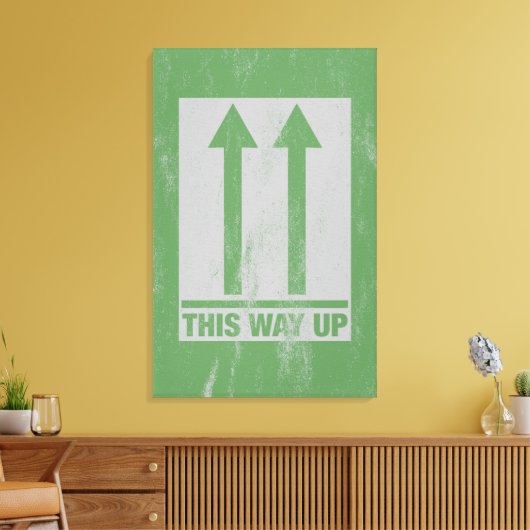 Dit onderliggend teken canvas afdruk (Insitu (Woonkamer))