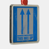 Dit onderliggend teken metalen ornament (Rechts)