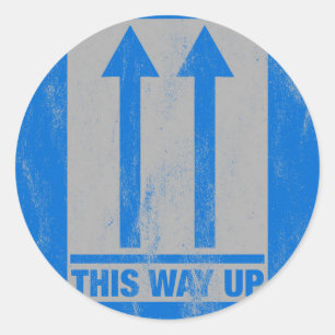 Dit onderliggend teken ronde sticker