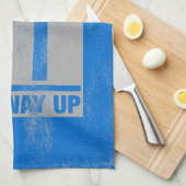 Dit onderliggend teken theedoek (Quarter Fold)